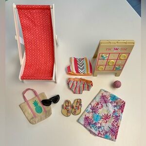 American Girl Beach Accessories 🕶️👙☀️🌊